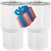 20 oz. Tall Stainless Steel Vacuum Insulated Tumbler White Thumbnail