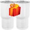 20 oz. Tall Stainless Steel Vacuum Insulated Tumbler White Thumbnail