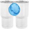 20 oz. Tall Stainless Steel Vacuum Insulated Tumbler White Thumbnail