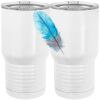 20 oz. Tall Stainless Steel Vacuum Insulated Tumbler White Thumbnail