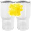 20 oz. Tall Stainless Steel Vacuum Insulated Tumbler White Thumbnail