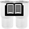 20 oz. Tall Stainless Steel Vacuum Insulated Tumbler White Thumbnail