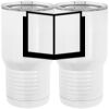 20 oz. Tall Stainless Steel Vacuum Insulated Tumbler White Thumbnail