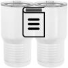 20 oz. Tall Stainless Steel Vacuum Insulated Tumbler White Thumbnail