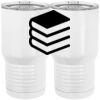20 oz. Tall Stainless Steel Vacuum Insulated Tumbler White Thumbnail