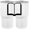 20 oz. Tall Stainless Steel Vacuum Insulated Tumbler White Thumbnail