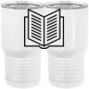 20 oz. Tall Stainless Steel Vacuum Insulated Tumbler White Thumbnail