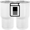 20 oz. Tall Stainless Steel Vacuum Insulated Tumbler White Thumbnail
