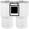 20 oz. Tall Stainless Steel Vacuum Insulated Tumbler White Thumbnail