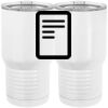 20 oz. Tall Stainless Steel Vacuum Insulated Tumbler White Thumbnail