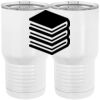 20 oz. Tall Stainless Steel Vacuum Insulated Tumbler White Thumbnail