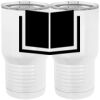 20 oz. Tall Stainless Steel Vacuum Insulated Tumbler White Thumbnail