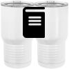 20 oz. Tall Stainless Steel Vacuum Insulated Tumbler White Thumbnail