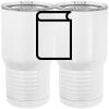 20 oz. Tall Stainless Steel Vacuum Insulated Tumbler White Thumbnail