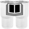 20 oz. Tall Stainless Steel Vacuum Insulated Tumbler White Thumbnail