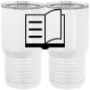20 oz. Tall Stainless Steel Vacuum Insulated Tumbler White Thumbnail