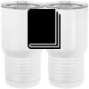 20 oz. Tall Stainless Steel Vacuum Insulated Tumbler White Thumbnail