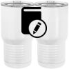 20 oz. Tall Stainless Steel Vacuum Insulated Tumbler White Thumbnail