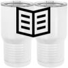 20 oz. Tall Stainless Steel Vacuum Insulated Tumbler White Thumbnail