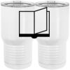 20 oz. Tall Stainless Steel Vacuum Insulated Tumbler White Thumbnail