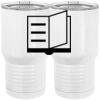 20 oz. Tall Stainless Steel Vacuum Insulated Tumbler White Thumbnail