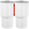 20 oz. Tall Stainless Steel Vacuum Insulated Tumbler White Thumbnail
