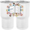 20 oz. Tall Stainless Steel Vacuum Insulated Tumbler White Thumbnail