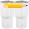 20 oz. Tall Stainless Steel Vacuum Insulated Tumbler White Thumbnail