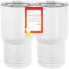 20 oz. Tall Stainless Steel Vacuum Insulated Tumbler White Thumbnail