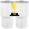 20 oz. Tall Stainless Steel Vacuum Insulated Tumbler White Thumbnail