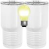 20 oz. Tall Stainless Steel Vacuum Insulated Tumbler White Thumbnail
