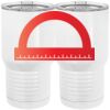 20 oz. Tall Stainless Steel Vacuum Insulated Tumbler White Thumbnail