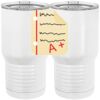 20 oz. Tall Stainless Steel Vacuum Insulated Tumbler White Thumbnail