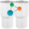 20 oz. Tall Stainless Steel Vacuum Insulated Tumbler White Thumbnail