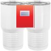 20 oz. Tall Stainless Steel Vacuum Insulated Tumbler White Thumbnail