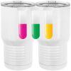 20 oz. Tall Stainless Steel Vacuum Insulated Tumbler White Thumbnail