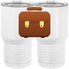 20 oz. Tall Stainless Steel Vacuum Insulated Tumbler White Thumbnail