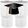 20 oz. Tall Stainless Steel Vacuum Insulated Tumbler White Thumbnail