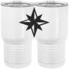 20 oz. Tall Stainless Steel Vacuum Insulated Tumbler White Thumbnail