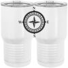 20 oz. Tall Stainless Steel Vacuum Insulated Tumbler White Thumbnail