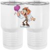 20 oz. Tall Stainless Steel Vacuum Insulated Tumbler White Thumbnail
