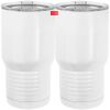 20 oz. Tall Stainless Steel Vacuum Insulated Tumbler White Thumbnail