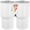 20 oz. Tall Stainless Steel Vacuum Insulated Tumbler White Thumbnail