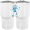 20 oz. Tall Stainless Steel Vacuum Insulated Tumbler White Thumbnail