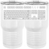 20 oz. Tall Stainless Steel Vacuum Insulated Tumbler White Thumbnail