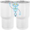 20 oz. Tall Stainless Steel Vacuum Insulated Tumbler White Thumbnail