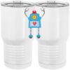 20 oz. Tall Stainless Steel Vacuum Insulated Tumbler White Thumbnail