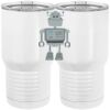 20 oz. Tall Stainless Steel Vacuum Insulated Tumbler White Thumbnail