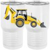 20 oz. Tall Stainless Steel Vacuum Insulated Tumbler White Thumbnail