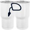 20 oz. Tall Stainless Steel Vacuum Insulated Tumbler White Thumbnail